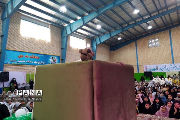 اجتماع عظیم دختران عاشقان مهدی (عج) در شهرستان کاشمر