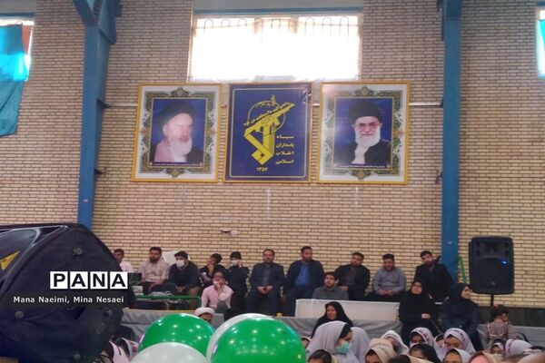 اجتماع عظیم دختران عاشقان مهدی (عج) در شهرستان کاشمر