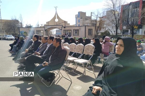 برگزاری مراسم روز درختکاری در آموزشگاه علامه حلی ناحیه‌۲ زنجان