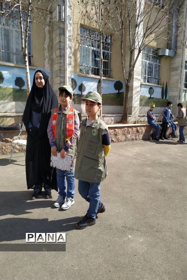 برگزاری مراسم روز درختکاری در آموزشگاه علامه حلی ناحیه‌۲ زنجان