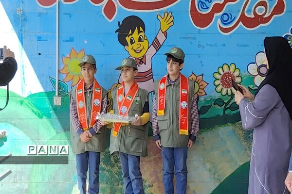 برگزاری مراسم روز درختکاری در آموزشگاه علامه حلی ناحیه‌۲ زنجان