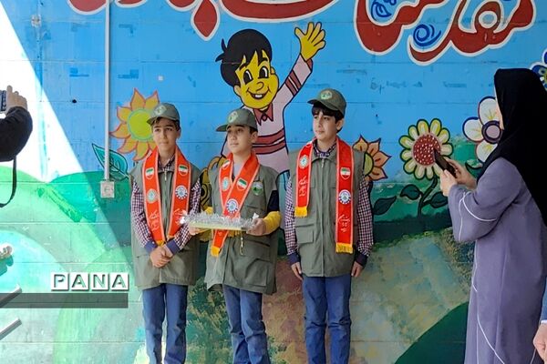 برگزاری مراسم روز درختکاری در آموزشگاه علامه حلی ناحیه‌۲ زنجان