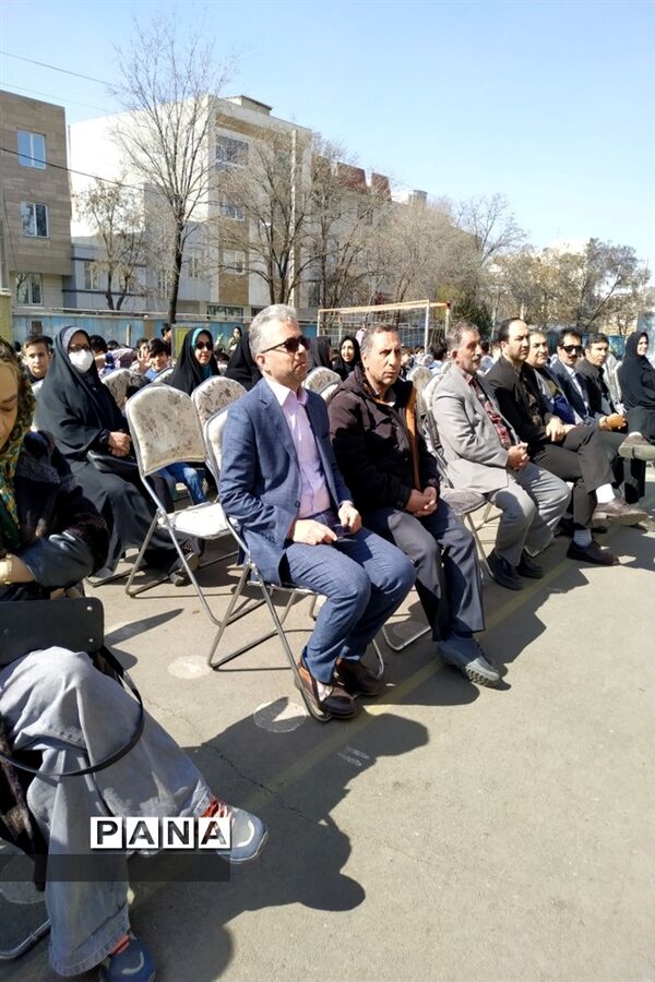 برگزاری مراسم روز درختکاری در آموزشگاه علامه حلی ناحیه‌۲ زنجان