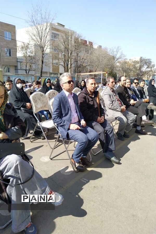 برگزاری مراسم روز درختکاری در آموزشگاه علامه حلی ناحیه‌۲ زنجان