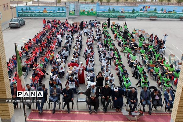 نواختن زنگ نیکوکاری در شهرستان گلبهار