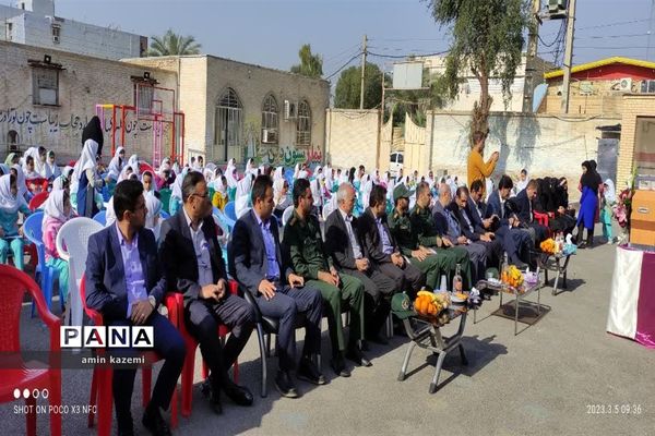 نواختن زنگ نیکو کاری در مدارس شهرستان شوش