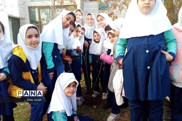 روز درختکاری در دبستان دخترانه سما۲رودهن