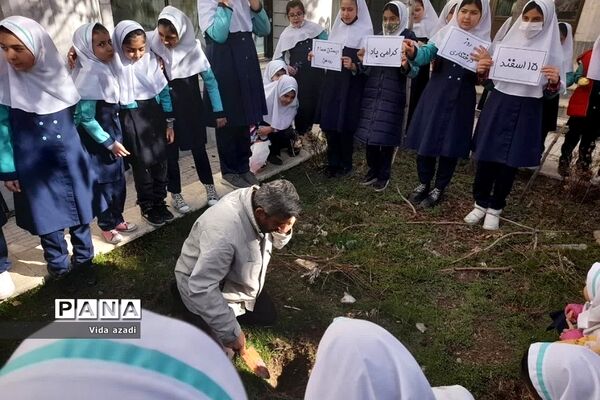 روز درختکاری در دبستان دخترانه سما۲رودهن