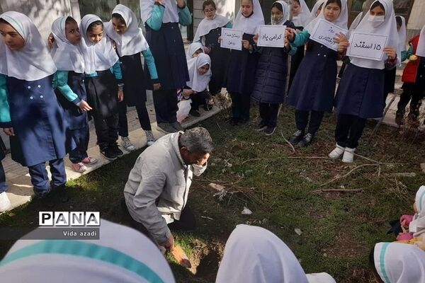 روز درختکاری در دبستان دخترانه سما۲رودهن