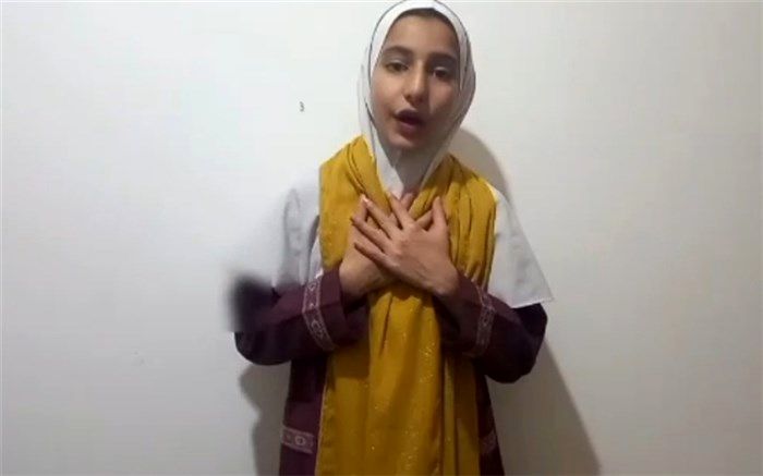 وقتی تمام‌شعرها در صف عید امید بر زبان دانش‌آموزان‌جاری می‌شود/فیلم