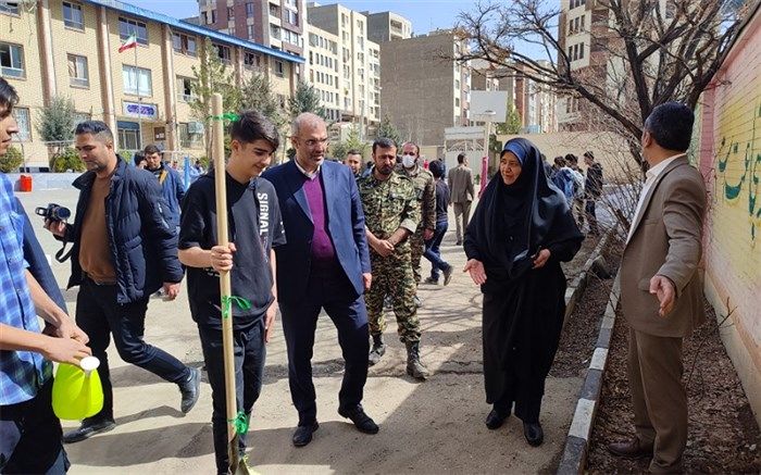 آیین درختکاری در مدارس، نقطه عطف شروع ساختن ایرانی سبز است