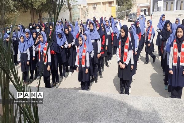 نواختن زنگ درختکاری در مدارس شادگان