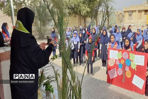 نواختن زنگ درختکاری در مدارس شادگان