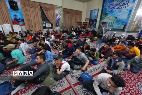 روز دوم اردوی دانش‌آموزان زیارت اولی اصفهانی در مشهد مقدس