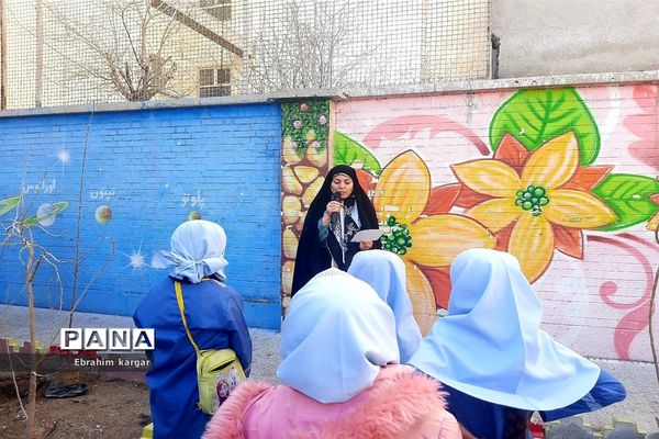 کاشت نهال به یاد شهید حاج قاسم سلیمانی و شهید کبیری طامه