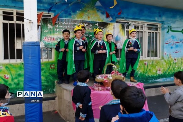 برگزاری جشن نیمه شعبان در دبستان احمد معینی منطقه ۱۳