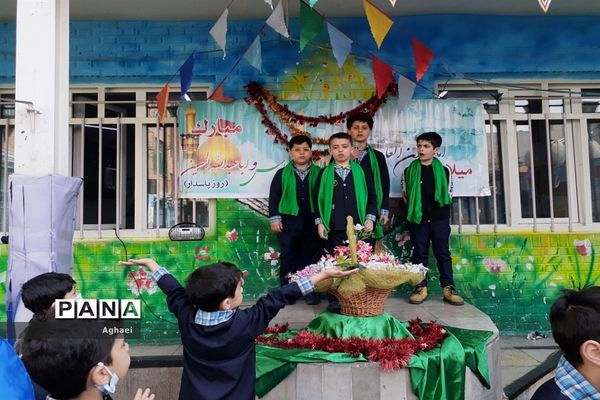برگزاری جشن نیمه شعبان در دبستان احمد معینی منطقه ۱۳