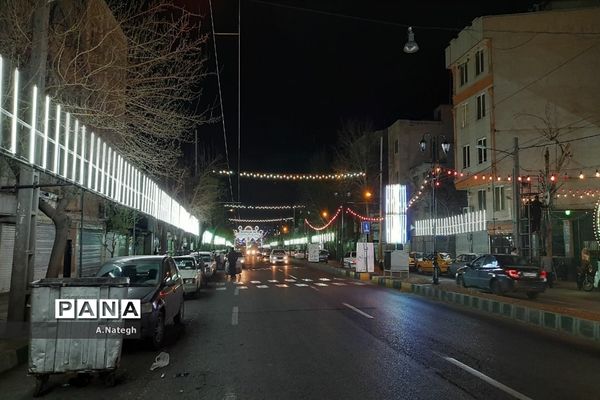 آماده‌سازی فضای محله‌ها برای جشن بزرگ نیمه شعبان