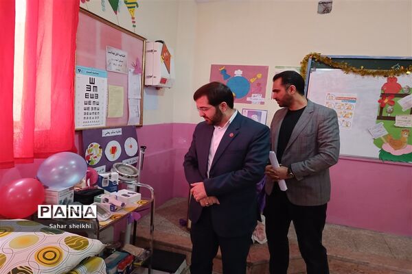 افتتاح اتاق بهداشت دبستان آسیه ملارد