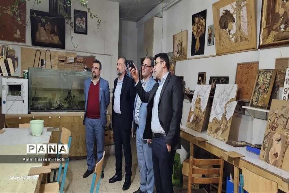 بازدید از فضاهای مختلف کانون فرهنگی تربیتی قدس