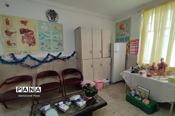 افتتاح اتاق بهداشت و سلامت در دبستان شهیدان صدیفی دماوند