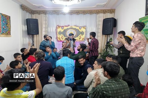 جشن خانگی هیات دانش‌آموزی انصارالمهدی ناحیه 3 به مناسبت میلاد امام زمان(عج)