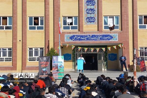 مانور آتش‌نشانی و اورژانس در مدارس تربت جام
