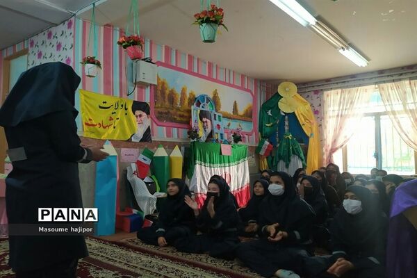 جشن نیمه شعبان در دبیرستان نوشین بختیاری بخش جوادآباد