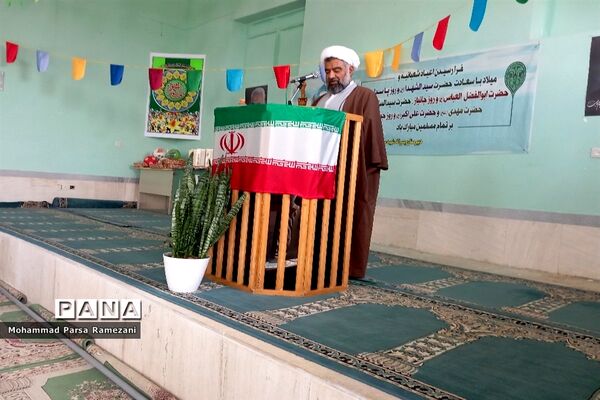 جشن میلاد امام زمان( عج)در آموزشگاه شهید طباطبایی محمد آباد عرب‌ها بخش جوادآباد