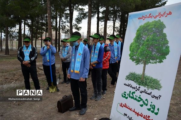 کاشت صد و پنجاه نهال به مناسبت آیین استانی گرامیداشت روز درختکاری در شهریار