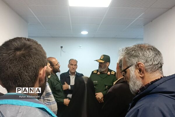 بازدید معاون عملیات سازمان بسیج کشور از حوضه درحال ساخت بسیج،  شهرستان قرچک