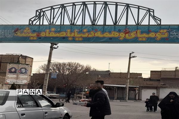 جشن نیمه شعبان در مسجد قائم روستای آبباریک بخش جوادآباد