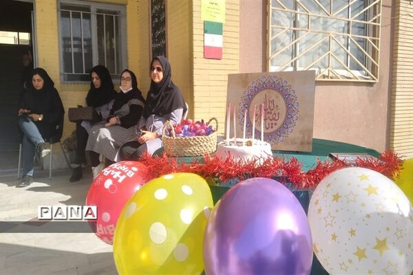 جشن میلاد امام زمان در هنرستان شاهد قائمشهر
