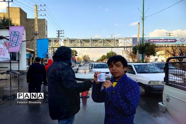 برپایی موکب سربازان حضرت ولیعصر(عج) در ملارد