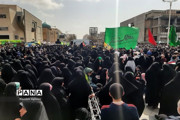 تجمع منتظران ظهور امام عصر (عج)  در مشهد