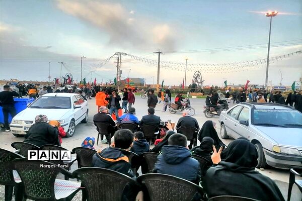 خدمت‌رسانی موکب‌های نیمه شعبان در بلوار پیامبر اعظم قم
