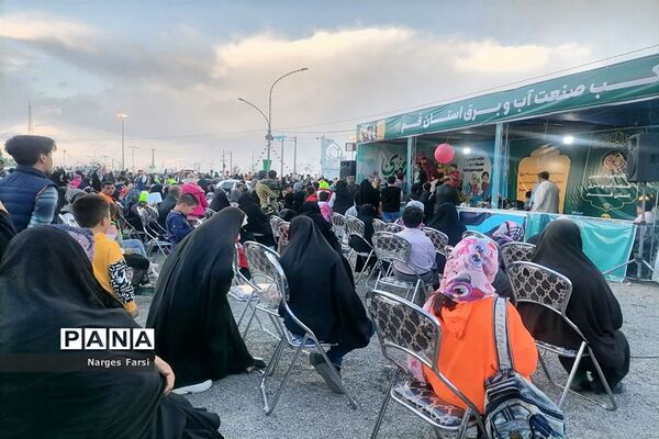 خدمت‌رسانی موکب‌های نیمه شعبان در بلوار پیامبر اعظم قم