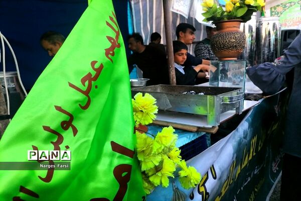 خدمت‌رسانی موکب‌های نیمه شعبان در بلوار پیامبر اعظم قم