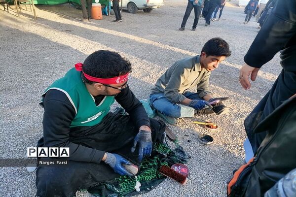 خدمت‌رسانی موکب‌های نیمه شعبان در بلوار پیامبر اعظم قم