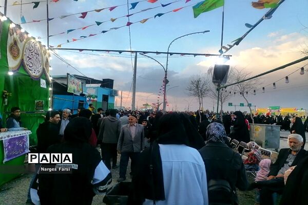 خدمت‌رسانی موکب‌های نیمه شعبان در بلوار پیامبر اعظم قم