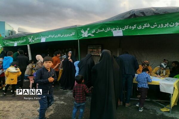 خدمت‌رسانی موکب‌های نیمه شعبان در بلوار پیامبر اعظم قم