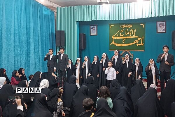 جشن بزرگ و باشکوه نیمه شعبان با اجرای گروه سرود احسان در شهرستان قرچک