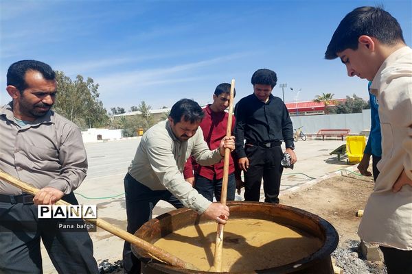 جشن بزرگ میلاد حضرت ولی عصر(عج) دبیرستان نمونه دولتی امام رضا (ع)  بافق