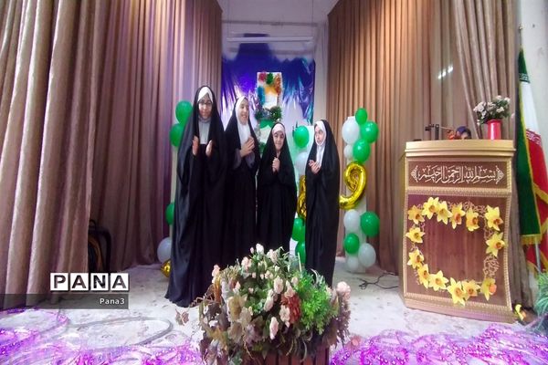 برپایی جشن عید نیمه شعبان در دبستان دخترانه نورایمان منطقه ۳
