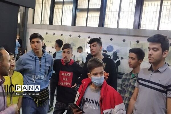 اردوی تفریحی دانش‌آموزان مدرسه شهدای بانک مسکن در مشهد مقدس
