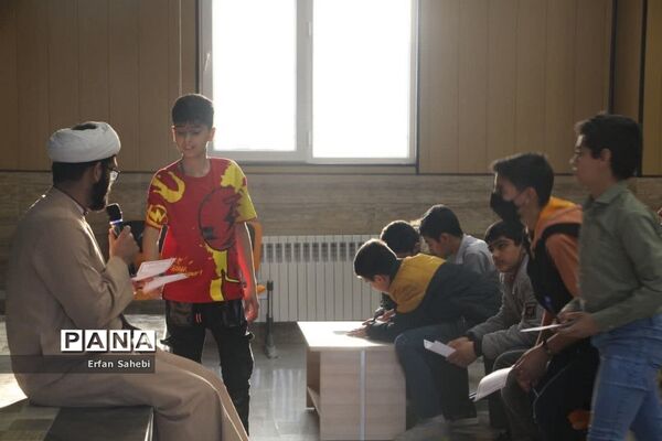 اجتماع بزرگ دانش‌آموزان معتکف یاوران مهدی(عج) سمنان