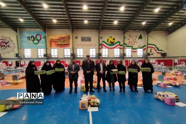 توزیع تجهیزات کامل اتاق بهداشت و اقلام ورزشی مدارس منطقه دماوند