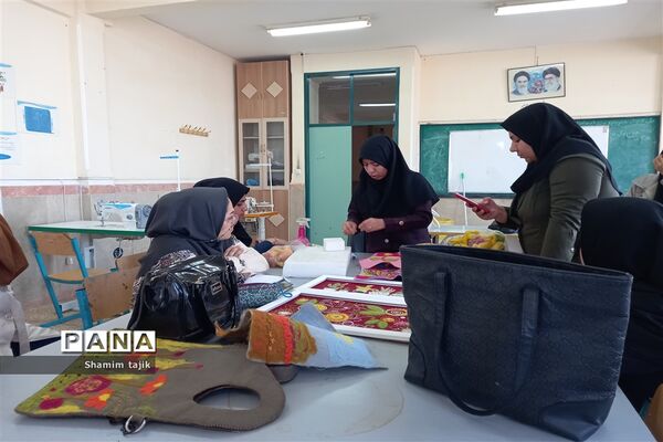برگزاری کارگاه کچه‌دوزی در جوادآباد