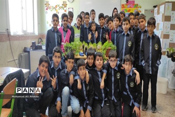 جشن نوروز در مدرسه حضرت مهدی (عج) پاکدشت