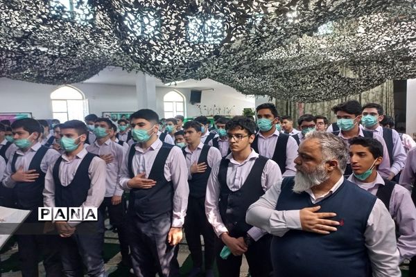 مراسم یادواره شهدا در دبیرستان شاهدآیت‌الله خامنه‌ای آموزش و پرورش ناحیه 2 شهرری